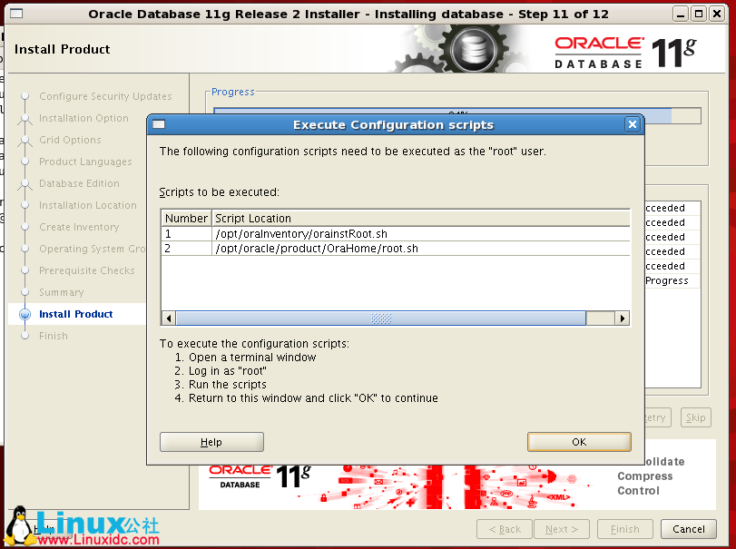 RedHat Linux5.5下Oracle 11g的詳細(xì)安裝教程