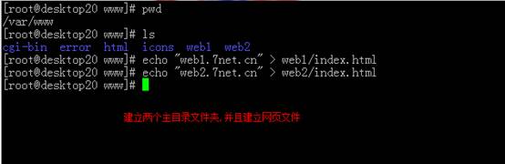 Centos中基于IP、域名、端口的虚拟主机的搭建教程