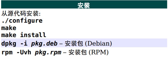 linux命令在系统中有几种类型