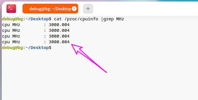 deepin20查看CPU主频的方法