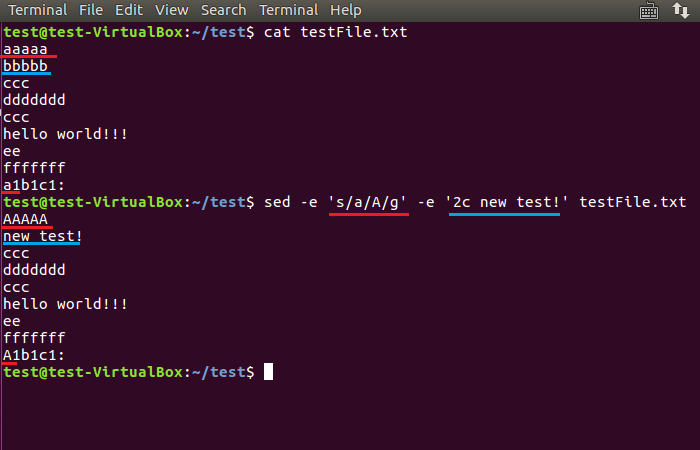 linux系统中sed命令的使用方法