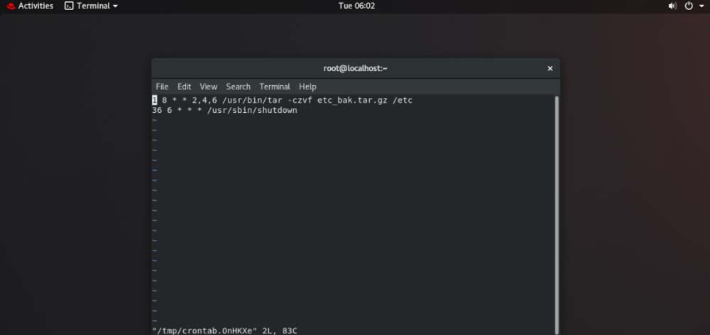 怎么在linux中删除crontab计划任务