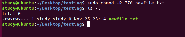 如何在LINUX系统中使用chmod表示数字