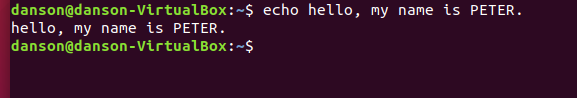 echo如何在LINUX中使用