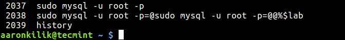 用于Linux中MySQL/MariaDB安全实践的命令有哪些