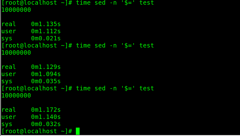 Linux如何统计行数