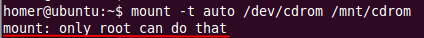 Linux 中怎么利用mount命令挂载CDROM