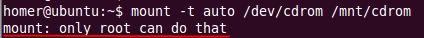 Linux 中怎么利用mount命令掛載CDROM