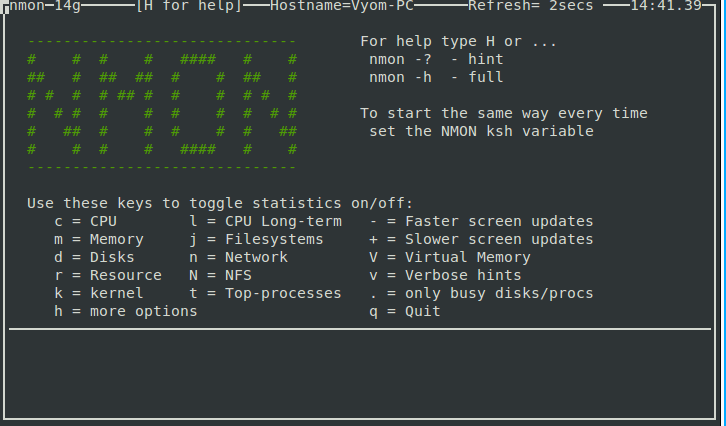 在Linux中安裝和使用系統(tǒng)性能監(jiān)控軟件Nmon的方法