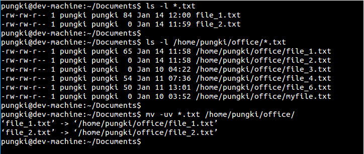 Linux中mv命令的具體用法