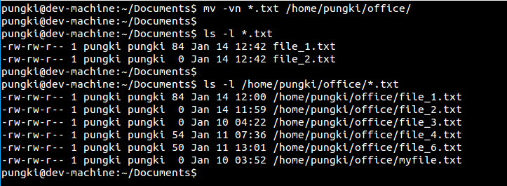 Linux中mv命令的具體用法