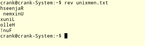 rev与tac命令怎么在Linux系统中使用