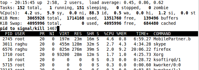 怎么在Linux中使用top命令