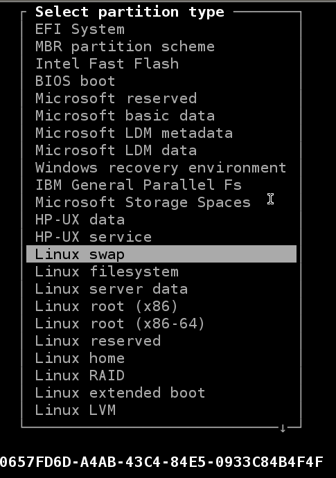 Linux中怎么創(chuàng)建分區(qū)和文件系統(tǒng)