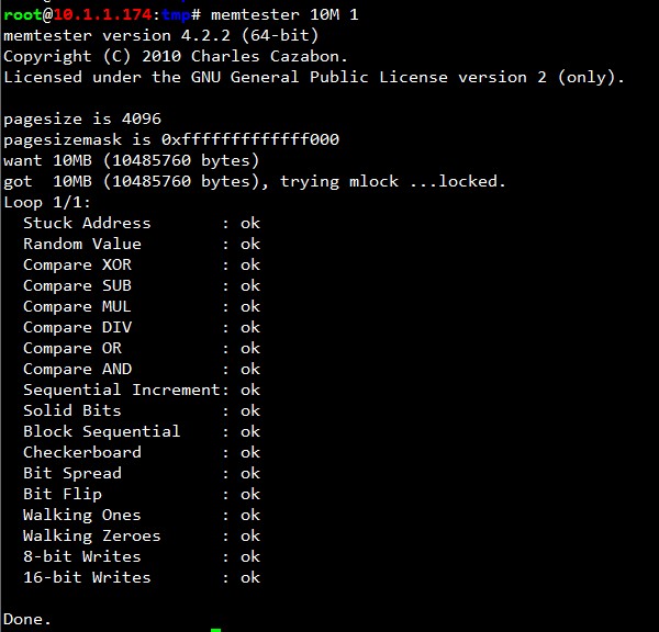 怎么在Linux系统的服务器上使用Memtester进行内存压力测试
