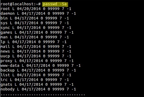 Linux系統(tǒng)中的passwd命令用法介紹