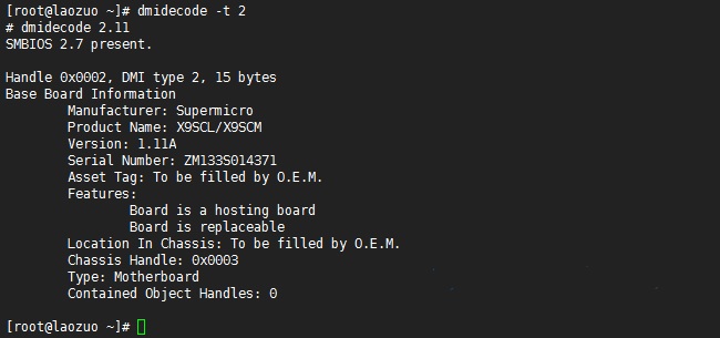dmidecode中怎么获取Linux服务器硬件信息