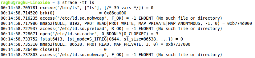 Linux系统中strace命令的用法介绍