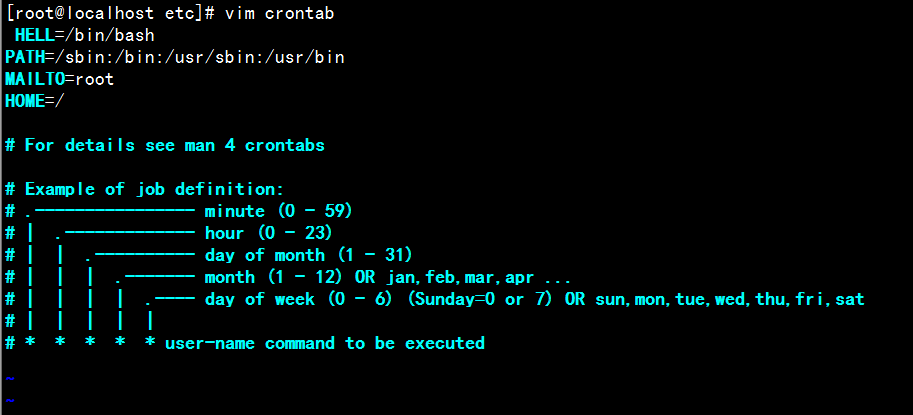 如何使用Linux下Crontab配置文件