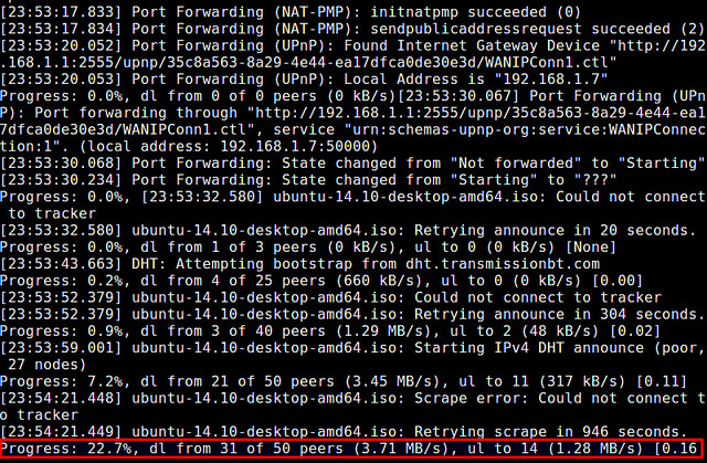 在Linux的命令行中如何使用BitTorrent進行下載