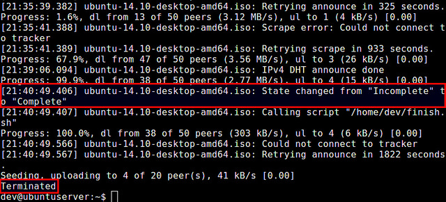 在Linux的命令行中如何使用BitTorrent进行下载