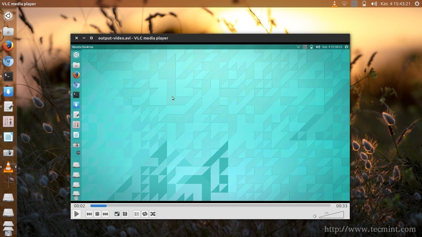 在Linux下如何使用avconv进行屏幕录像