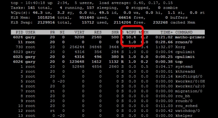 在Linux系統(tǒng)中怎么限制CPU占用率