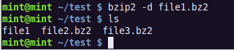 如何在Linux系统中使用Bzip2/Bunzip2处理压缩文件