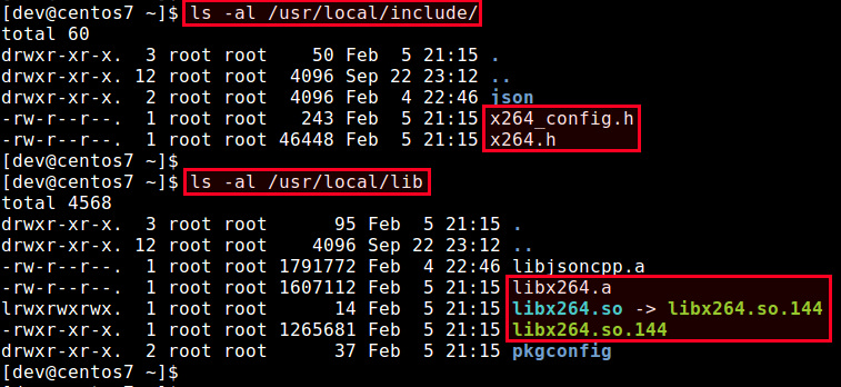 如何修复Linux中fatal error: x264.h: No such file or directo