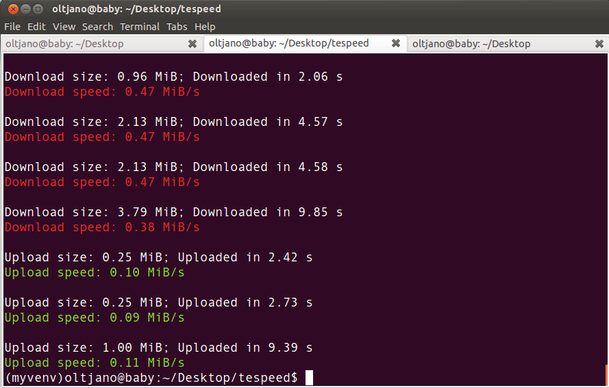 怎么在Linux系统下使用tespeed应用测试网速