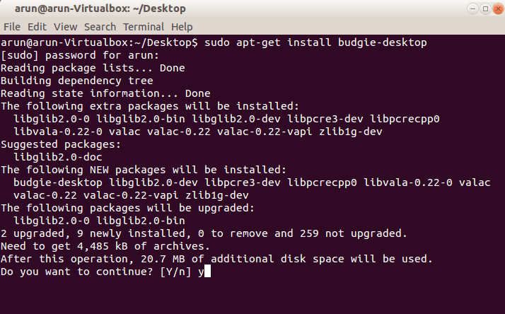 在Ubuntu上安装Budgie桌面的方法