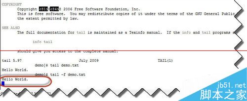 linux系统怎么用命令行动态显示文件内容