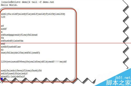linux系统怎么用命令行动态显示文件内容