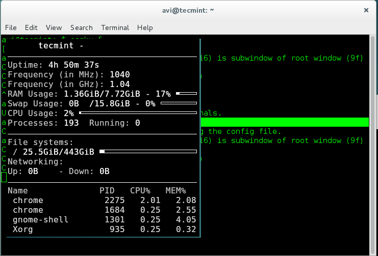 Linux下怎么用Conky来监视系统运行信息