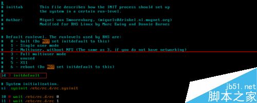 Linux中怎么修復(fù)inittab文件