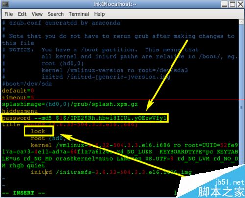 Linux中怎么設(shè)置開機密碼