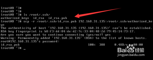 两台Linux系统主机建立ssh信任关系的步骤