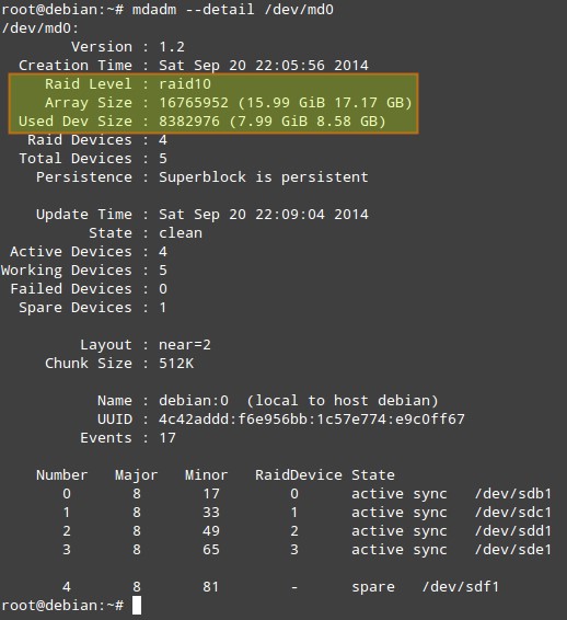 如何在Linux系統(tǒng)中設(shè)置RAID 10確保高性能和容錯的磁盤輸入/輸出