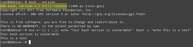 检测并修复Linux系统下bash中的破壳漏洞​​的方法教程