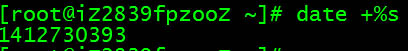 Linux中date命令的参数及获时间戳的方法