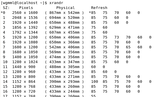 在Linux系统下怎么更改桌面分辨率