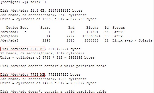 linux怎么搭建gfs系统