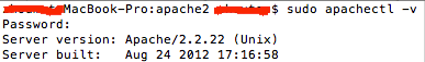 mac os apache的配置方法