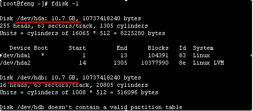 linux下磁盘分区的详细介绍