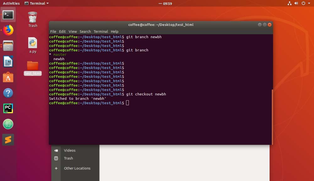 怎么在Ubuntu系统中使用git新增分支并提交