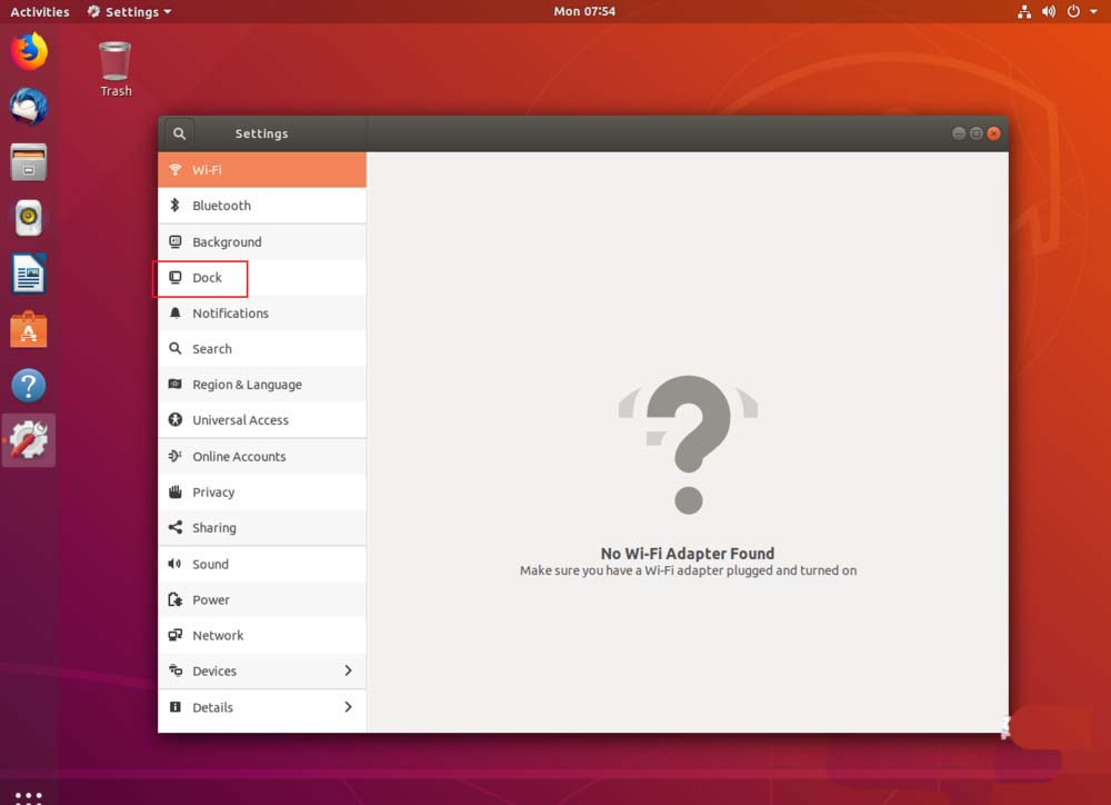 Ubuntu18.04左侧边栏图标如何调整大小