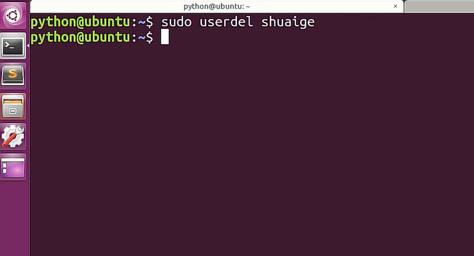 Ubuntu系統(tǒng)普通用戶的刪除方法