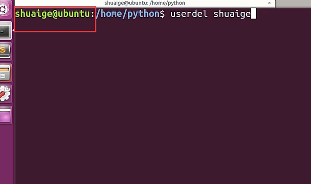 Ubuntu系統(tǒng)普通用戶的刪除方法