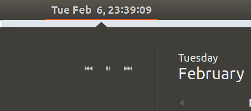 Ubuntu17.10顶栏如何显示日期与计秒