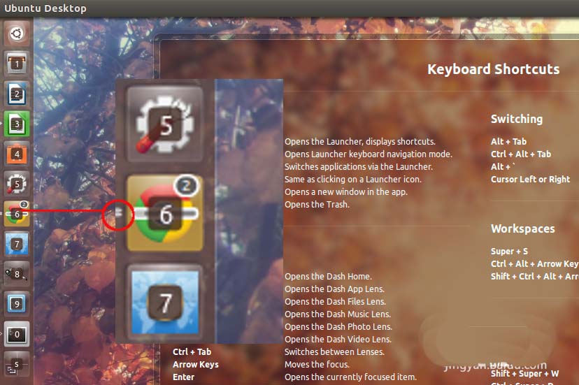 Ubuntu中Unity如何使用快捷键切换应用程序窗口